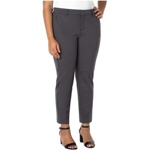 Liverpool Los Angeles Kelsey Trouser Pants DK Grey 20W Office Work‎ Academia